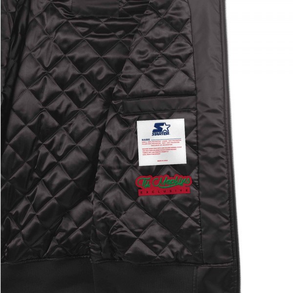 Куртка на молнии Golden State Warriors Starter x Ty Mopkins Black History Month Satin - Black