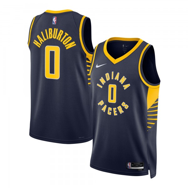 Игровая форма Tyrese Haliburton Indiana Pacers Nike Unisex Swingman - Icon Edition - Navy