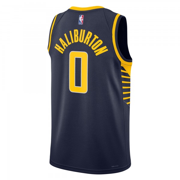Игровая форма Tyrese Haliburton Indiana Pacers Nike Unisex Swingman - Icon Edition - Navy