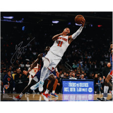 Фото с автографом Jalen Brunson New York Knicks Fanatics Authentic 16 x 20 Layup in White