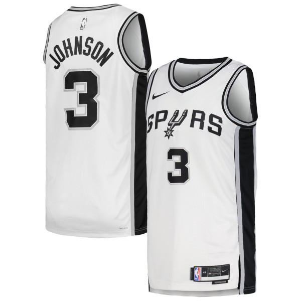 Джерси Unisex San Antonio Spurs Keldon Johnson Nike White Swingman - Association Edition