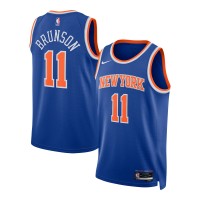 Игровая джерси Jalen Brunson New York Knicks Nike Unisex Swingman - Icon Edition - Blue