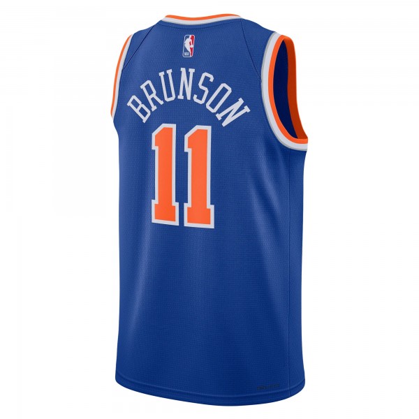 Игровая джерси Jalen Brunson New York Knicks Nike Unisex Swingman - Icon Edition - Blue