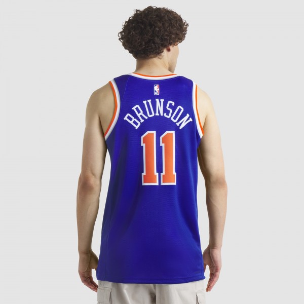 Игровая джерси Jalen Brunson New York Knicks Nike Unisex Swingman - Icon Edition - Blue