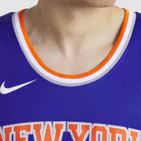 Игровая джерси Jalen Brunson New York Knicks Nike Unisex Swingman - Icon Edition - Blue