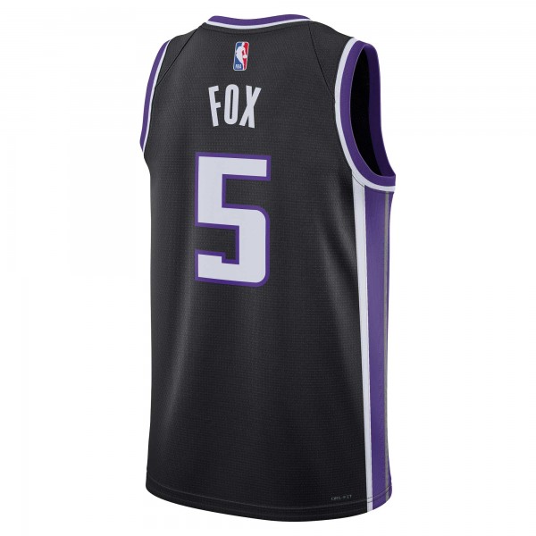 Игровая форма  DeAaron Fox Sacramento Kings Nike Unisex Swingman - Icon Edition - Black