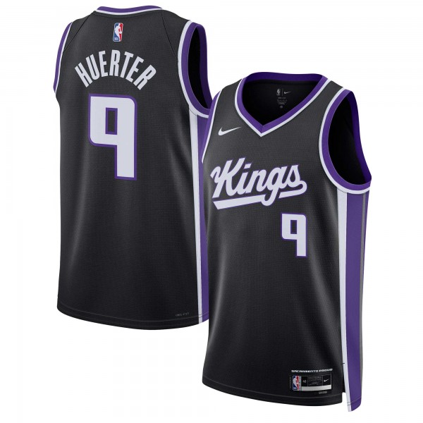 Игровая форма  Kevin Huerter Sacramento Kings Nike Unisex Swingman - Icon Edition - Black