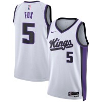 Игровая форма  DeAaron Fox Sacramento Kings Nike Unisex Swingman - Association Edition - White