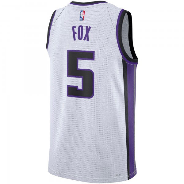 Игровая форма  DeAaron Fox Sacramento Kings Nike Unisex Swingman - Association Edition - White