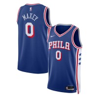 Игровая форма  Tyrese Maxey Philadelphia 76ers Nike Unisex Swingman - Icon Edition - Royal