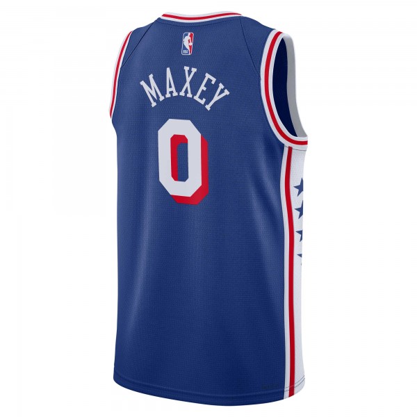 Игровая форма  Tyrese Maxey Philadelphia 76ers Nike Unisex Swingman - Icon Edition - Royal