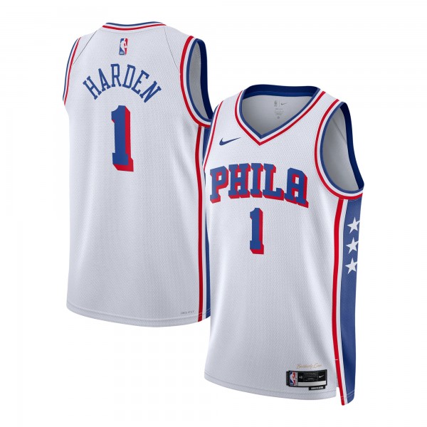 Игровая форма  James Harden Philadelphia 76ers Nike Unisex Swingman - Association Edition - White