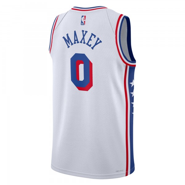 Игровая форма  Tyrese Maxey Philadelphia 76ers Nike Unisex Swingman - Association Edition - White