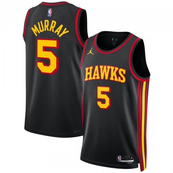 Игровая форма  Dejounte Murray Atlanta Hawks Jordan Brand Unisex Swingman - Statement Edition - Black