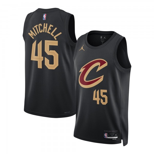 Игровая форма  Donovan Mitchell Cleveland Cavaliers Jordan Brand Unisex Swingman - Statement Edition - Black
