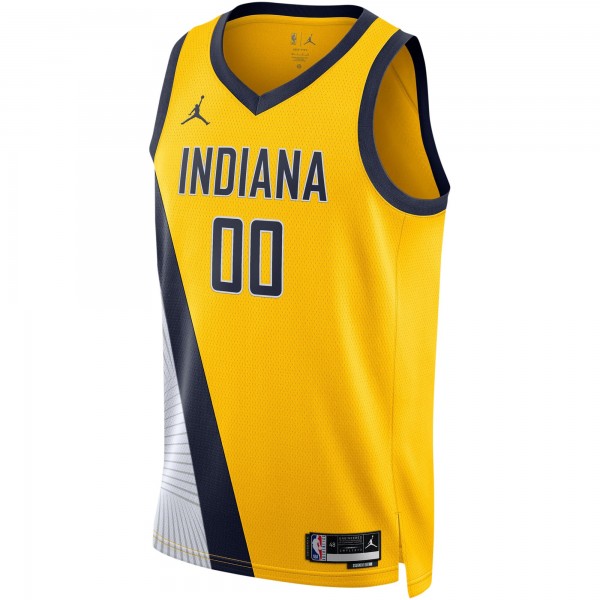 Именная игровая форма Bennedict Mathurin Indiana Pacers Jordan Brand Unisex Swingman - Statement Edition - Gold