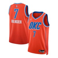 Игровая форма  Chet Holmgren Oklahoma City Thunder Jordan Brand Unisex Swingman - Statement Edition - Orange