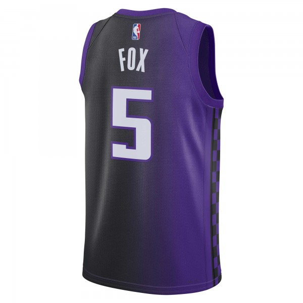 Игровая форма  DeAaron Fox Sacramento Kings Jordan Brand Unisex Swingman - Statement Edition - Purple
