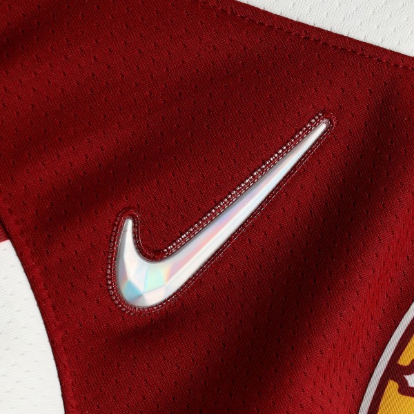 Evan Mobley Cleveland Cavaliers Autographed Fanatics Authentic Nike Red 2021-22 Mixtape Swingman Jersey