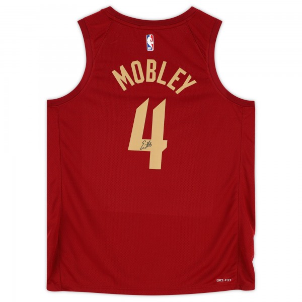 Evan Mobley Cleveland Cavaliers Autographed Fanatics Authentic Nike Red 2022-2023 Icon Swingman Jersey