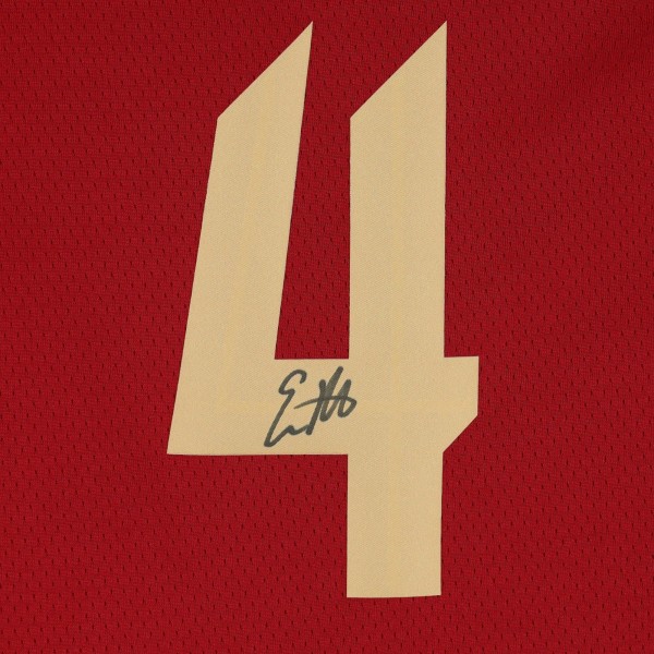 Evan Mobley Cleveland Cavaliers Autographed Fanatics Authentic Nike Red 2022-2023 Icon Swingman Jersey