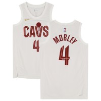 Evan Mobley Cleveland Cavaliers Autographed Fanatics Authentic Nike White 2022-2023 Association Swingman Jersey