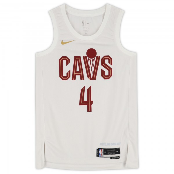 Evan Mobley Cleveland Cavaliers Autographed Fanatics Authentic Nike White 2022-2023 Association Swingman Jersey