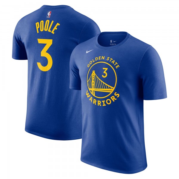 Футболка Jordan Poole Golden State Warriors Nike Icon 2022/23 - Royal