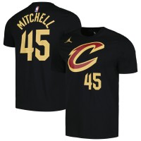 Футболка Donovan Mitchell Cleveland Cavaliers Jordan Brand 2022/23 Statement Edition - Black