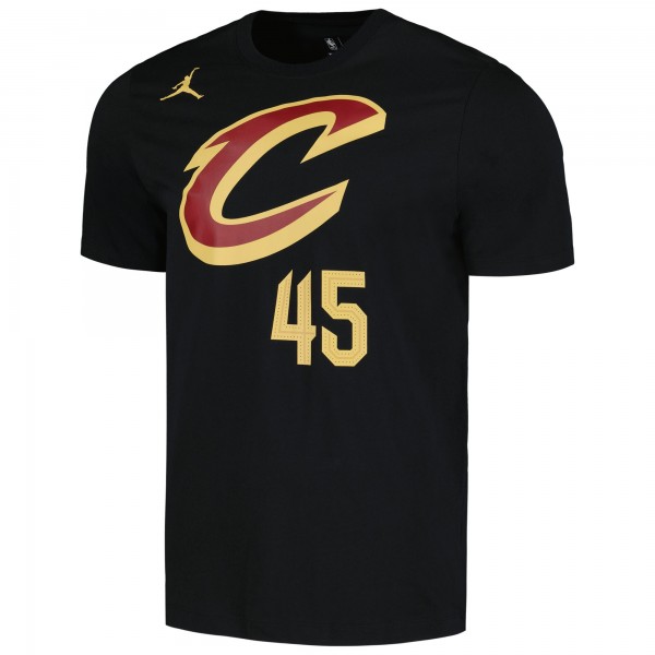 Футболка Donovan Mitchell Cleveland Cavaliers Jordan Brand 2022/23 Statement Edition - Black