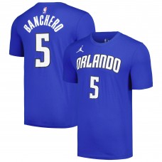 Именная футболка Paolo Banchero Orlando Magic Jordan Brand 2022/23 Statement Edition - Blue