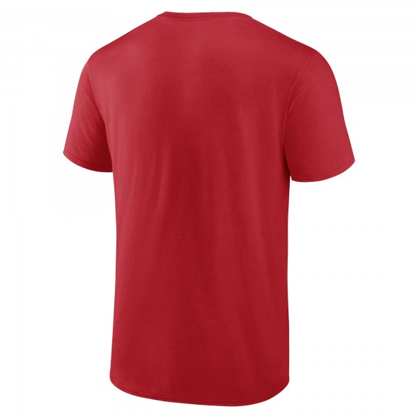 Футболка Chicago Bulls Best Dad Ever Logo - Red