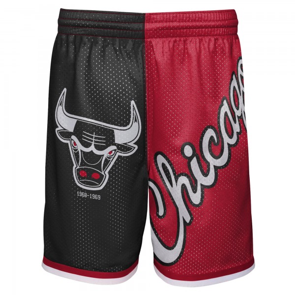 Шорты Chicago Bulls Mitchell & Ness Youth Hardwood Classics Big Face 5.0 - Black/Red