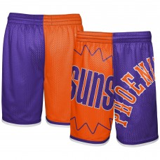 Шорты Phoenix Suns Mitchell & Ness Youth Hardwood Classics Big Face 5.0 - Orange/Purple