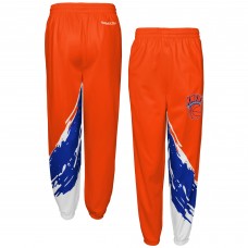 Штаны Штаны New York Knicks Mitchell & Ness Youth Paintbrush - Orange