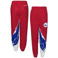 Штаны Штаны Philadelphia 76ers Mitchell & Ness Youth Paintbrush - Red