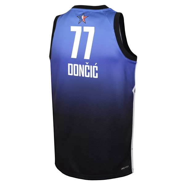 Игровая форма  Luka Doncic Jordan Brand Youth 2023 NBA All-Star Game Swingman - Blue