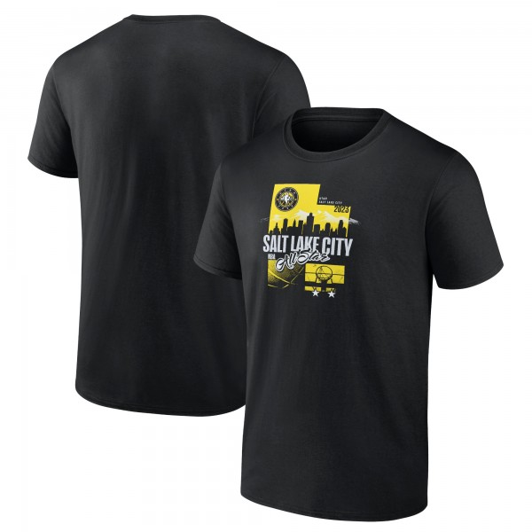 Футболка Fanatics Branded 2023 NBA All-Star Game Hometown Text Utah - Black