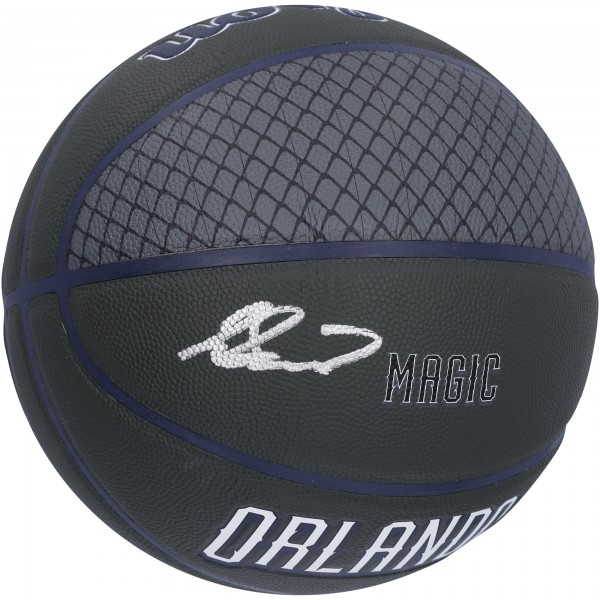 Jalen Suggs Orlando Magic Autographed Fanatics Authentic Black 2022-2023 Edition Wilson City Collector Basketball