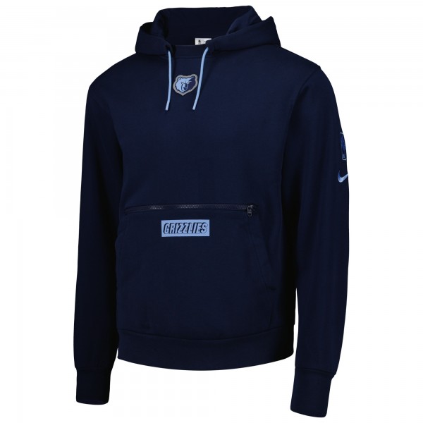Толстовка Memphis Grizzlies Nike Courtside Heavyweight - Navy