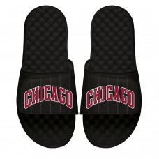 Chicago Bulls ISlide Statement Slide Sandals - Black