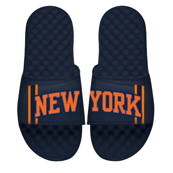 Шлепки New York Knicks ISlide Statement - Navy