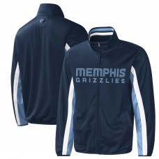 Кофта на молнии Memphis Grizzlies G-III Sports by Carl Banks Contender Wordmark Full-Zip Track - Navy