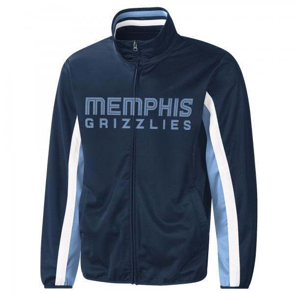 Кофта на молнии Memphis Grizzlies G-III Sports by Carl Banks Contender Wordmark Full-Zip Track - Navy