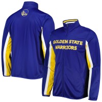 Кофта на молнии Golden State Warriors G-III Sports by Carl Banks Contender Wordmark Full-Zip Track - Royal