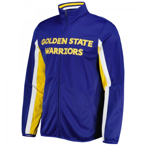 Кофта на молнии Golden State Warriors G-III Sports by Carl Banks Contender Wordmark Full-Zip Track - Royal