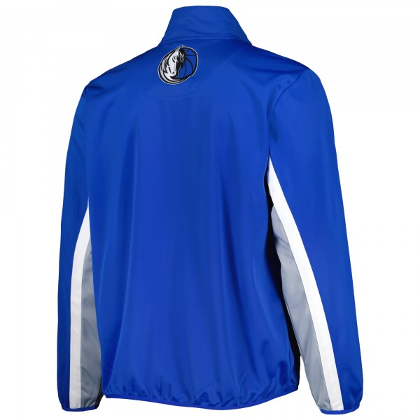 Кофта на молнии Dallas Mavericks G-III Sports by Carl Banks Contender Wordmark Full-Zip Track - Blue