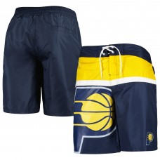 Indiana Pacers G-III Sports by Carl Banks Sea Wind Swim Trunks - Navy