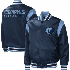 Куртка на кнопках Memphis Grizzlies Starter Force Play Satin Varsity - Navy