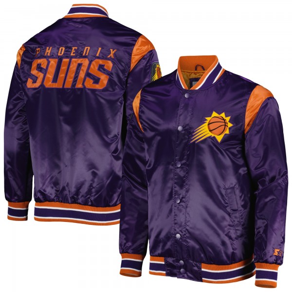Куртка на кнопках Phoenix Suns Starter Force Play Satin Varsity - Purple